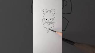 零基础铅笔画--戴蝴蝶结的小女孩--Little Girl with Bow-Pencil Drawing for Beginners-Satisfying Art Therapy