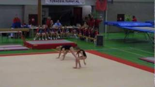 Clubkampioenschap ACRO 2010 niveau D-E en pupillen bij Turnoss