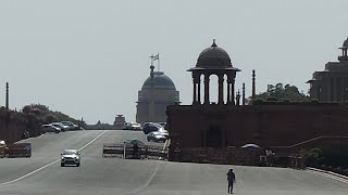 Kartavya Path, and formerly known as Kingsway, New Delhi, India, Rashtrapati Bhavan #travel #india