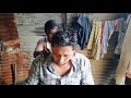 ear cleaning first time roadside barber intense head massage with neck cracking