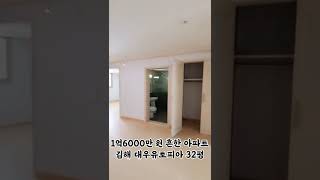 1억6000만 원 흔한 32평아파트 김해 대우유토피아  #shorts