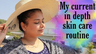 My actual skin care routine for acne prone skin | In depth routine for sensitive skin-Products i use
