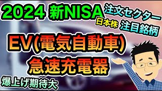 【2024新NISA 爆上げ期待大】EV（電気自動車）・急速充電器＜注目セクター成長銘柄紹介＞