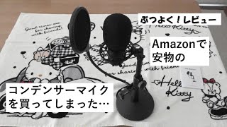 【ぶつよく！】Amazonで安物コンデンサーマイクを買ってしまった結果……いいじゃんコレ！【レビュー】