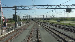 Train cab ride; Amsterdam Westhaven (Goederen)-Moers Gbf (20240831)