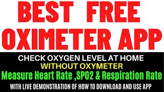 Careplix Vitals Oximeter App | Best Free Oximeter app Android | How to Check Oxygen Level in Mobile