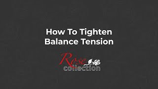 How To Tighten Balance Tension | Roseview Windows