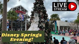 🔴LIVE: Disney Springs | Dreaming With Our Pals | Disney World Livestream | 12/19/2024