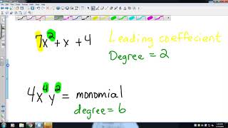 Big Ideas Algebra 7 1 Adding and Subtracting Polynomials