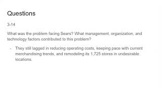 Can Technology Save Sears?