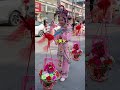 潮汕特色“挑花篮”精美的花篮装扮，宫廷步，绣花鞋，比仙女还漂亮啊！ 潮汕挑花篮 美女 熱門 潮汕民俗文化 弘扬和传承民俗文化 beautiful