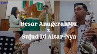 Besar AnugerahMu x Sujud Di AltarNya #lagurohani #musikrohani #worshipmusic #cover #fyp #saxophone