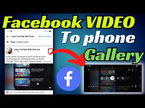 Cómo descargar fácilmente vídeos de Facebook a tu galería (MUY RÁPIDO)