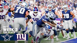 Dallas Cowboys Top Plays vs. New York Giants | 2022 Regular Season Week 3