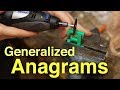 Anagrams, but where you can break apart letters: 