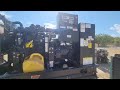 2017 generac 50kw diesel generator single phase base fuel tank 22 hours from new.