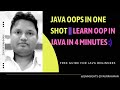 Java OOP Concepts Explained in 4 Minutes!