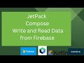 Write and Read data from Firebase - Jetpack Compose | Kotlin | Android Studio Tutorial