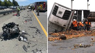 2 major accidents impacting Bay Area freeways as holiday travel starts