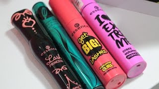 My Mascaras of the moment - It's Essence time! | סקירה בקטנה על מסקרות של אסנס