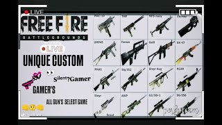 GAMER'S LIVE UNIQUE CUSTOM 👀: 👊🥱👊 Sleepy stream | ALL GUN'S SELECT GAME | Streaming with 🔥