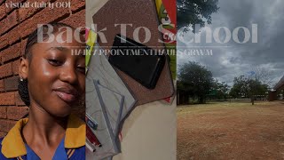 visual diary 001: Back To School[hair appt.|hauls|grwm] South African Youtuber