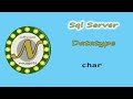 SQL Server: (L1) How to use the CHAR data type.
