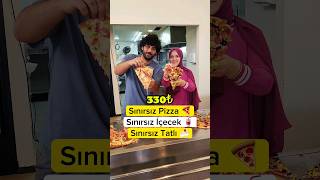 Sınırsız Pizza,Tatlı,İçecek 330₺ 😍 Hepsini Sınırsız Bir Şekilde Yiyebiliyorsunuz 🤌 #pizza