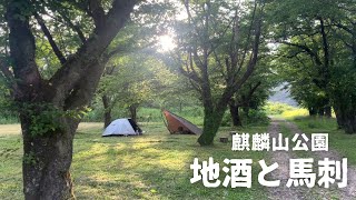 【新潟県】麒麟山公園で地酒と馬刺