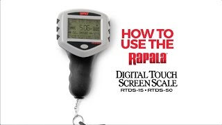 Rapala® RTDS Scale Instructions