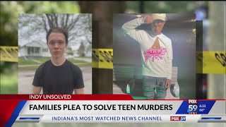 2 Indy families seek help solving teen murders