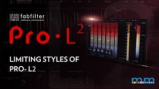 MMTV: FabFilter Pro-L 2 Limiting Styles | Eric Burgess