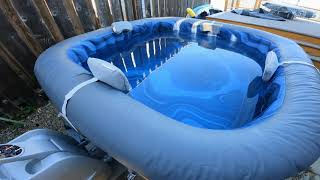 Costco SaluSpa Coronado Hot Tub Setup