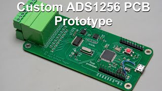 Making my own custom voltage logger based on the ADS1256 - Prototype