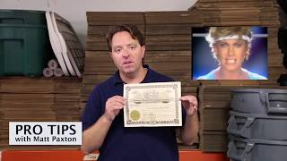 Pro Tip # 8 - Identifying Valuable Stocks and Bonds
