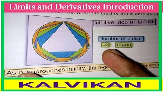 Limits and derivatives introduction in tamil / Continuity / Class 11 maths chapter 13 / Kalvikan