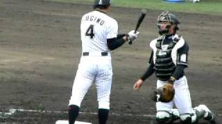 2011.2.21　千葉ロッテ　石垣島キャンプ　荻野貴ｖｓ根元