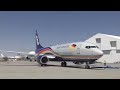 boeing s first freighter converted 737 800bcf takes flight