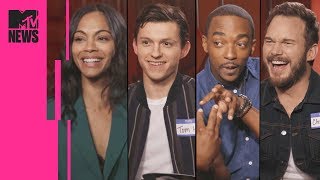 The 'Avengers: Infinity War' Cast Play Marvel Trivia | MTV News