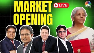 Market Opening LIVE |  Nifty Opens Above 23,550, Sensex Up 120 Points | Union Budget 2025