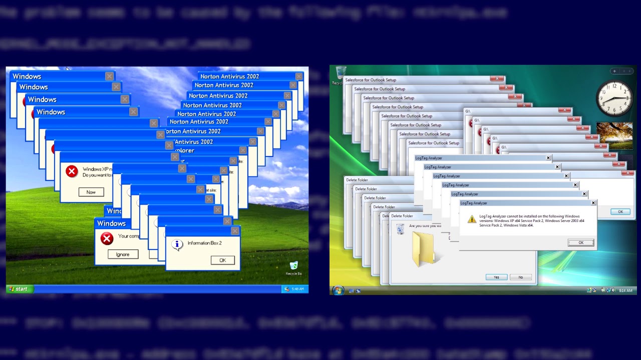 Xp Vs Vista Youtube