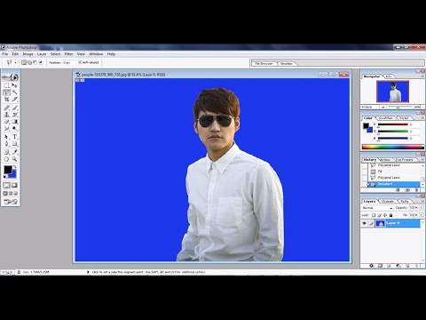 How to erase and change background color in PHOTOSHOP 7 :PART-2 How to erase and change background color in PHOTOSHOP 7 :PART-2