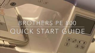 🧵 Brother PE 800 🧵 Beginners Guide Basic| Easy Quick Start Guide| How to set up PE 800💁🏾‍♀️