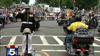 Marine Honors Military at Rolling Thunder 2011