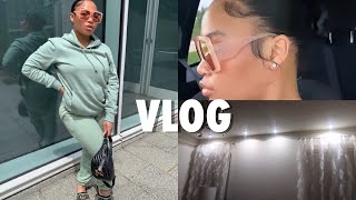 VLOG : ALMOST GETTING FIRED , BEDROOM LIGHTING HACK , NIGHT TIME FACE + HAIR ROUTINE + MORE | KIRAH