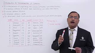 DBMS - Introduction to Normalization of Database