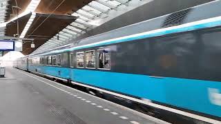 TCS 102001 met Dinnertrain raast door station Amsterdam Bijlmer Arena