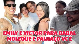 VICTOR E EMILY GARCIA RESPONDERAM AO BABAL  SOBRE AS ALFINETADAS DELE NO CASAL.