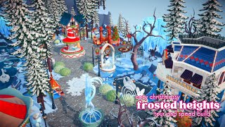 Cozy Christmassy Frosted Heights Ft. Belle and Main Street Confectionery | Disney Dreamlight Valley