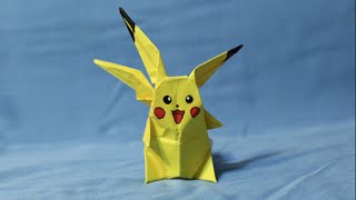How To Make An Origami Pikachu!